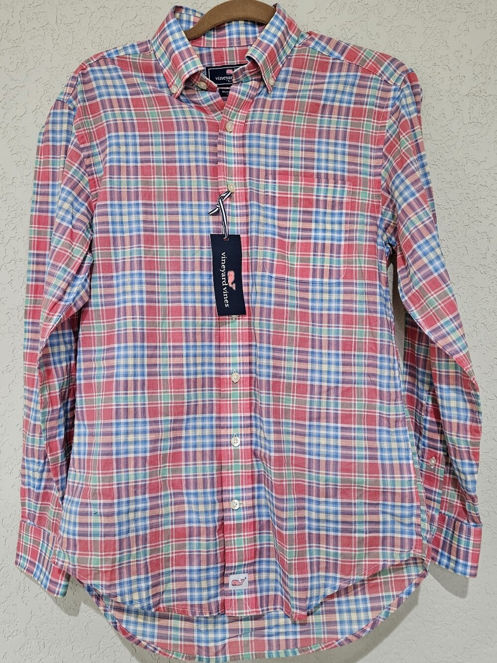 Vineyard Vines XS Brand New With Tag Plaid Button-Down Shirt $89.50 Murray Shirt